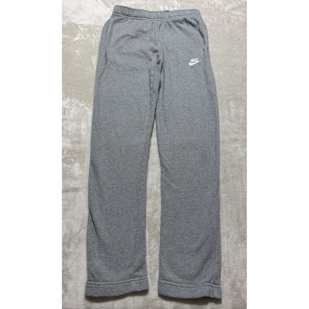 Nike Sportswear Jogger Men's Size Small Gray Sweatpants Back Snap Pocket BV2707